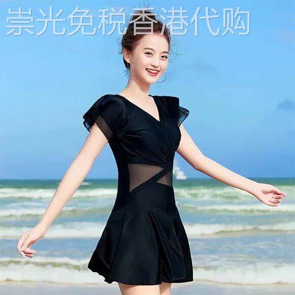 arejoan泳衣女款2026新款成人遮肚显瘦高级感大尺码连身温泉游泳