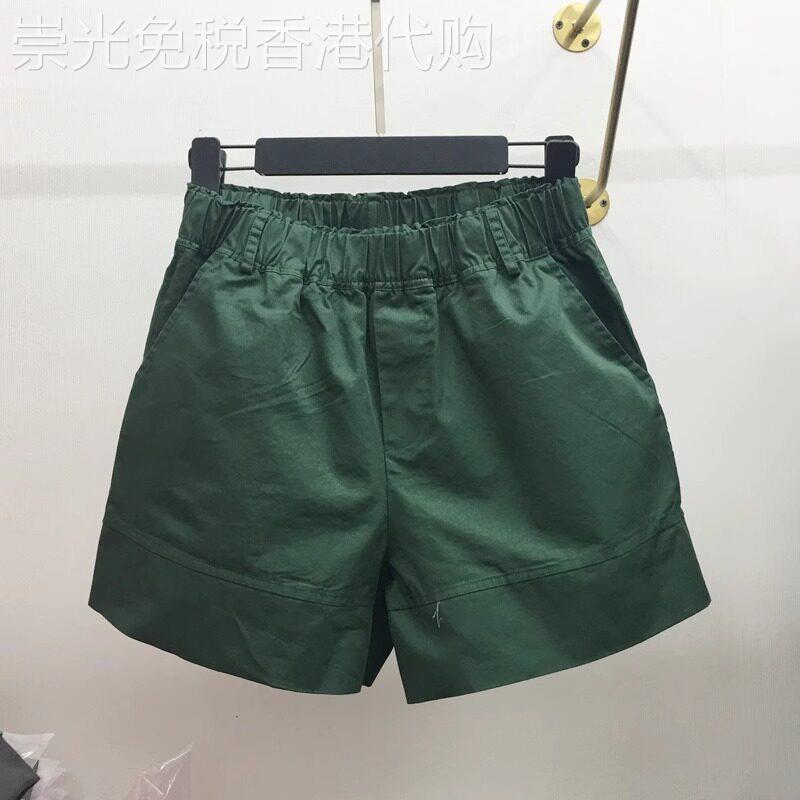 潮牌大码宽松休闲短裤女夏季2025年新款韩版时尚高腰显瘦阔腿热裤