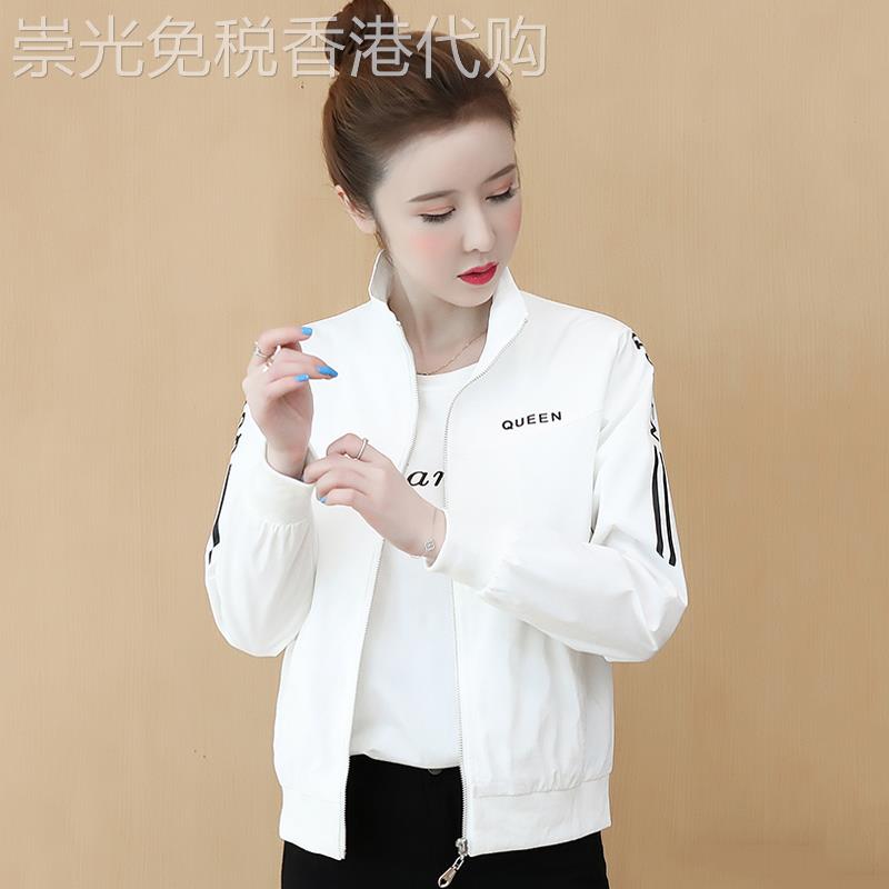 潮牌CVY外套女2025春秋新款休闲韩版短款上衣宽松百搭夹克棒球服