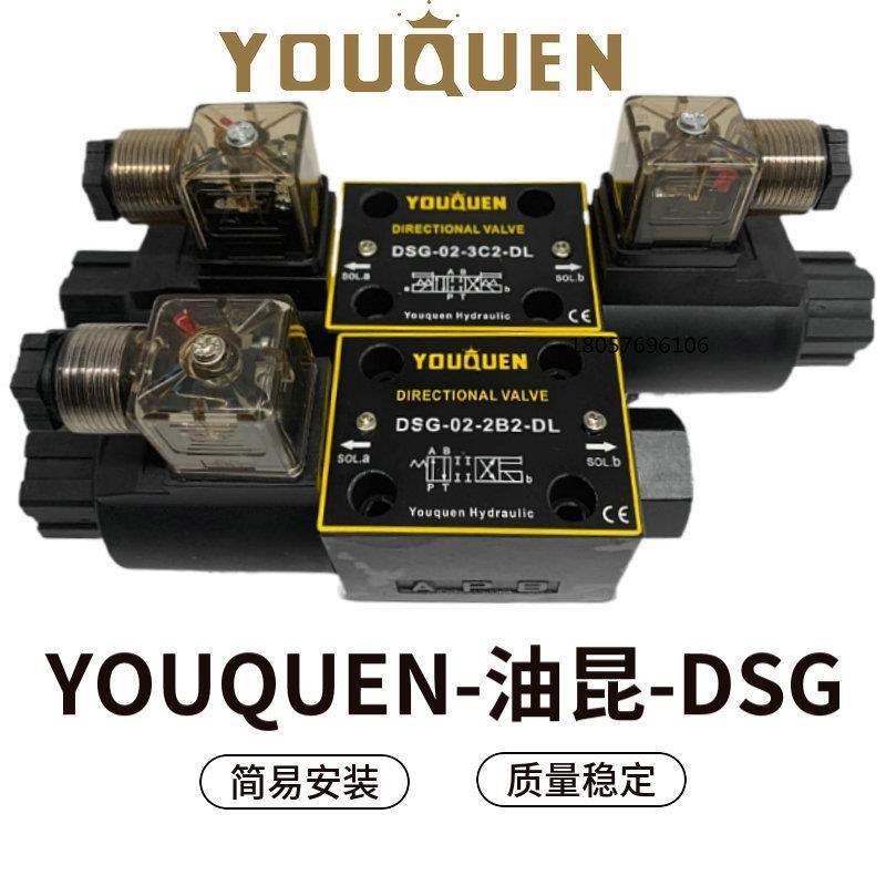 DSG-02-3C2-DL数控车床电磁阀DSG-02-2B2 3C4 5 60-WDL-AC220