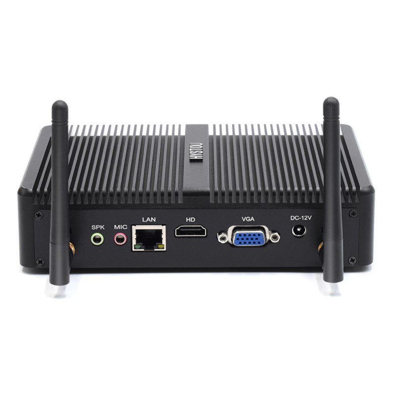 迷你电脑主机7代i3 i5无风扇4微型台式客厅minPi电脑瘦终端盒子NU
