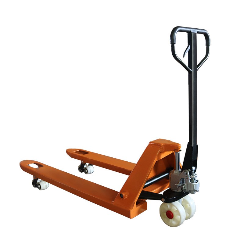 2t2.5t3T4t5吨地牛  仓库手动液压搬运车托R盘拖车手推液压叉车