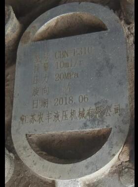 江苏农丰液压机械 CBtN-E310 液压油泵齿轮泵全新