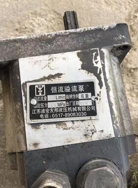 江苏淮安友邦液压 1q0L/min 液压齿轮油泵全新发货