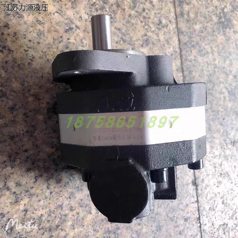 邢台市江城液压CB-FC32平右D2孔液压齿轮油泵抽胶泵全新原装