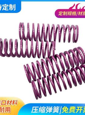销售进口怡合达YSWC矩形弹簧TY32  39K  46模具紫色螺旋压缩弹簧