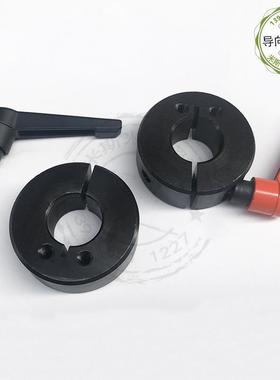 快速夹紧固定环锁紧带把手侧面安装孔夹具45钢光轴止推定位SCJKL