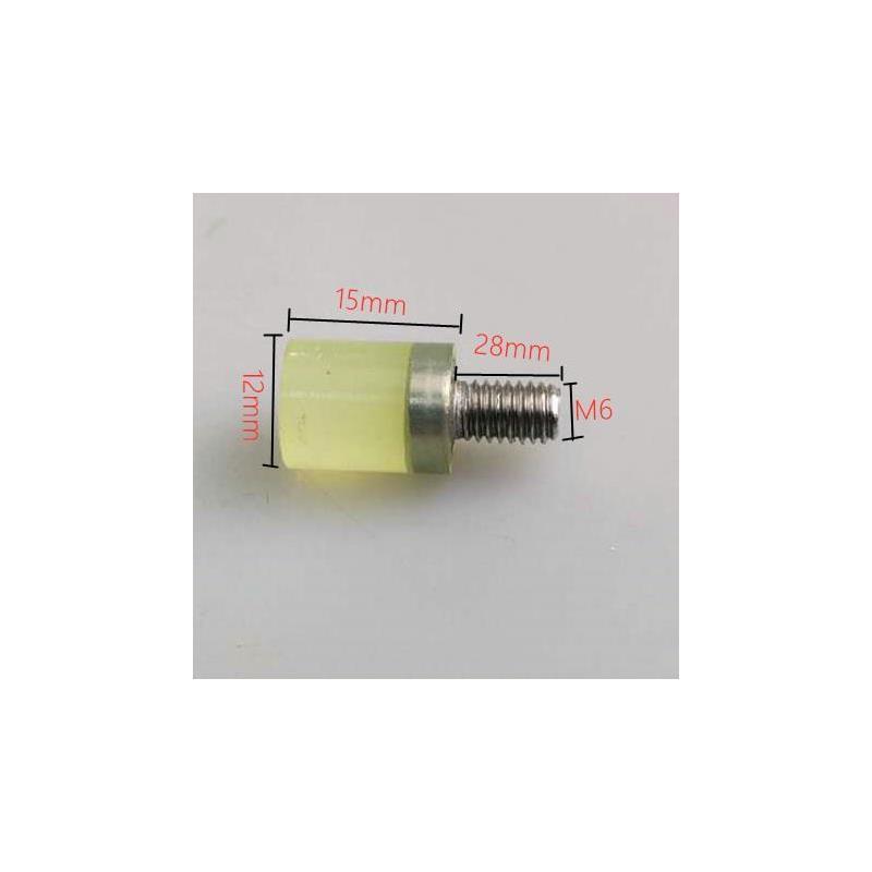 304不锈钢聚氨酯调节螺丝M6防撞缓冲减震压块/TDD10 限位止动螺丝