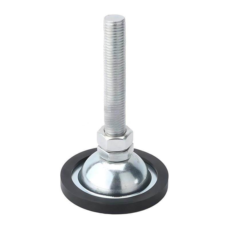 WAK21/22脚杯碳钢橡胶底座-D45 D70 D80-M8 M10 M1P2 M20L50 WAK2