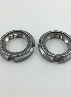 精密U型开槽轴承圆螺母自锁螺帽FUNT/FUNTC12/15 M10-0.75 M12 17