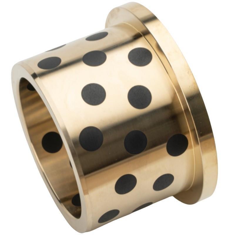 MPFZU5-30内径无油衬套薄壁法兰OFN02自润滑轴承套石墨耐磨铜合金