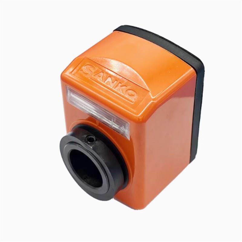 SANKQ位置显示器黑橙色20孔调节锁D紧块剪板弯管折页SK0912指示表