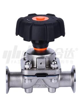 BLA18-5-8-10-12-15-20-25卫生级阀门 ISO标准 隔膜阀 盖米型