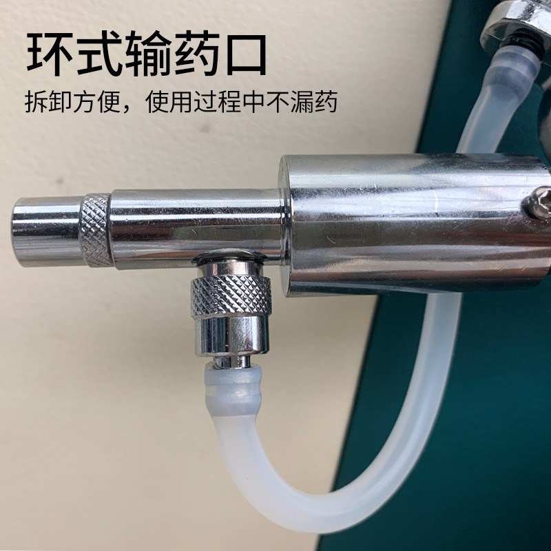 兽用连续注射器 油苗常用  v不锈钢注射器 可调连续注射5ml疫苗器