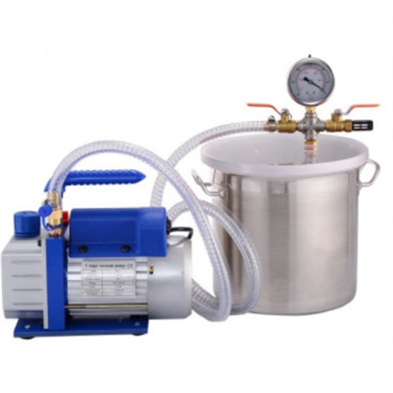 1 stage 220V 1/3HP vacutum pump RS-2 with 3gal vacuum chambe