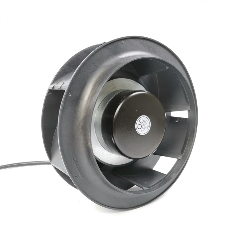 175离心风机宠物烘干机风机24v48v直流O离心风机塑料后倾风机