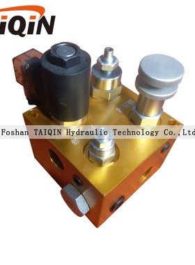 牌ET-06升降机液压系统泵站电磁阀组AC220V大流量DWC24V崴盛款