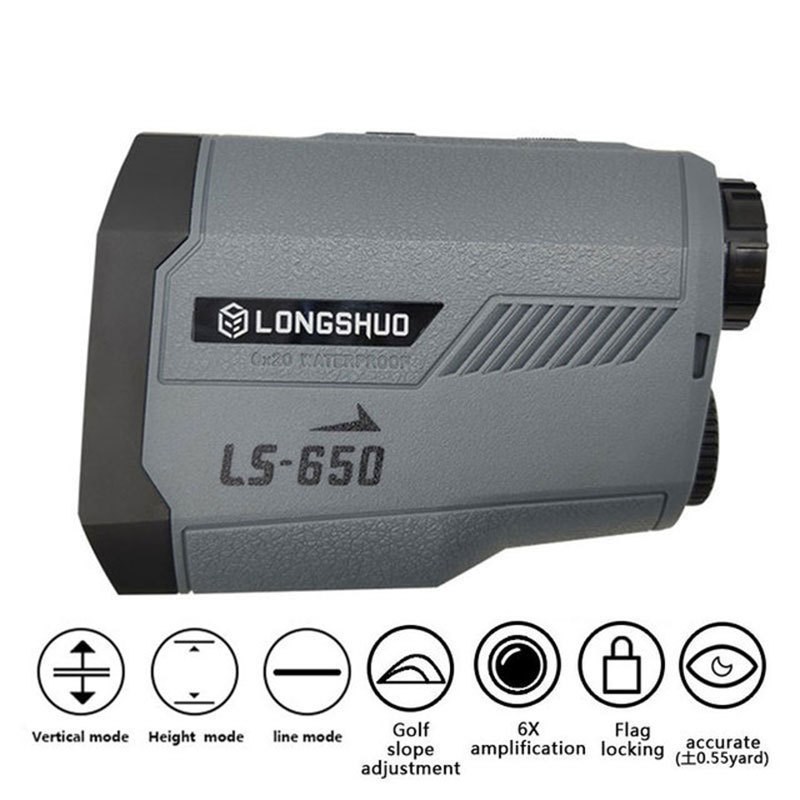 跨境LS-650测距仪m望远镜高尔夫狩猎测距高Laser Rangefinder