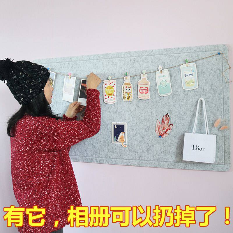 照片墙免打孔相片墙装饰自粘贴网红背景板ins风 北欧创意个性
