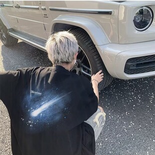 纯棉高街休闲宽松体恤半袖 欧美嘻哈短袖 2026新款 夏季 上衣 T恤男士