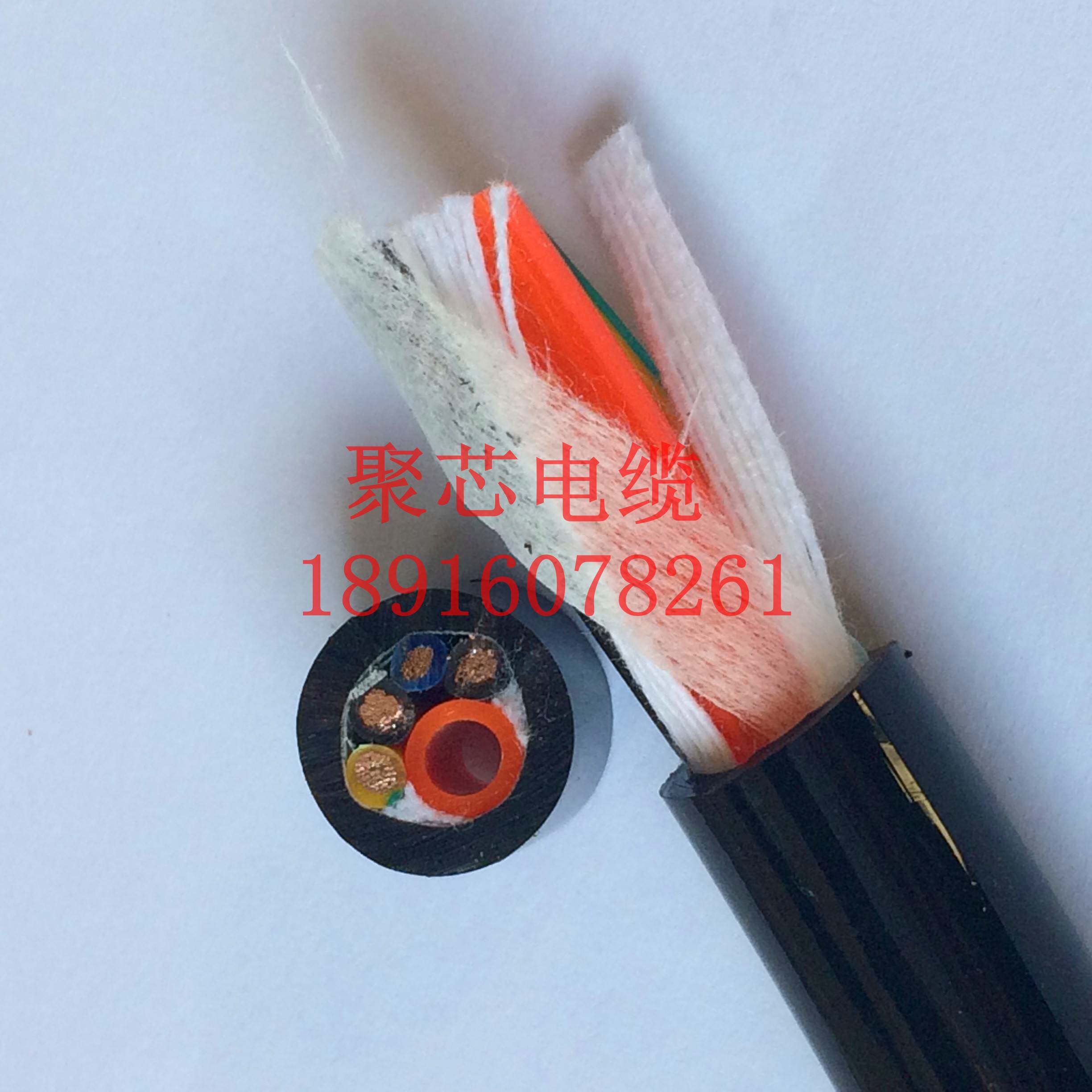 定制防水耐弯折耐腐蚀导气管电缆 电源线加信号线