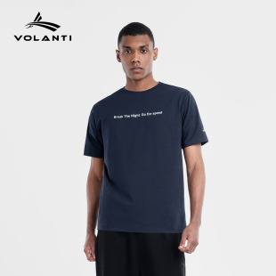 沃兰迪speed纯棉速干运动短袖 圆领T恤速干休闲跑步男女透气夏季