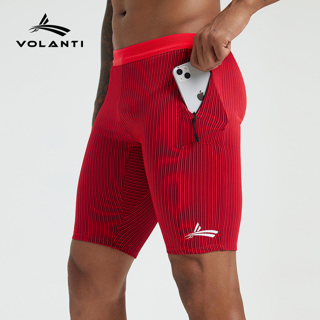 Volanti沃兰迪紧身压缩裤5分短弹短裤田径马拉松跑步螺纹智旋控温,运动/瑜伽/健身/球迷用品,田径运动服,淘宝优惠券,粉丝福利购,淘宝优惠卷