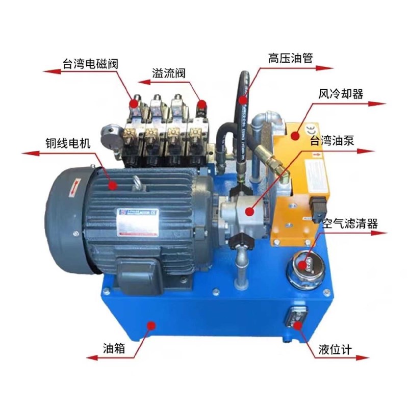 定制液压泵站总成全套液压t定制油泵液压站手动自动升降电磁高低