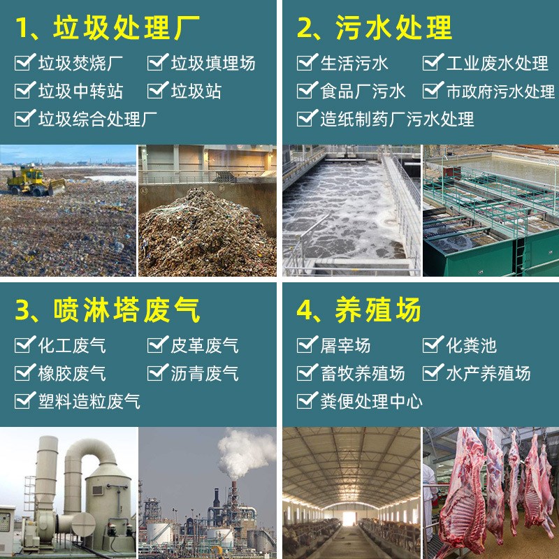 运站植物除臭剂工业污水厂喷淋塔养殖场化K粪池微生物除味液适用