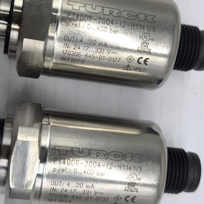 TURCK图尔克压力传感器PT400Rx-2004-12-H1141/X旋挖机油压传感器