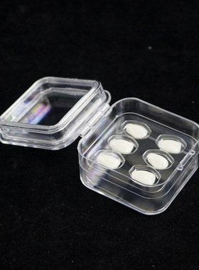 牙科透明膜盒义齿保持器盒贴面带膜牙盒透明有孔膜V盒储牙盒假牙