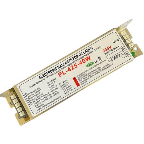 厂家紫外线PL-425-40W 杀菌灯管安定B器PL-800-100W 水处理RL1-10