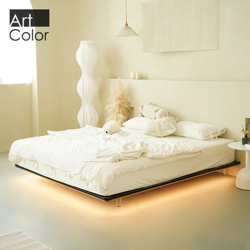 ALTACOM侘寂风白蜡木悬浮床