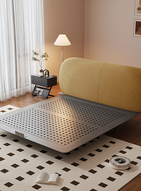 Art Color布艺床中古风主卧高端大气公主女生卧室床棉麻床小户型