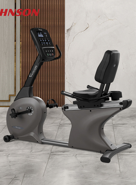 乔山健身车R60家用自发电卧式磁控动感自行车室内有氧运动器材