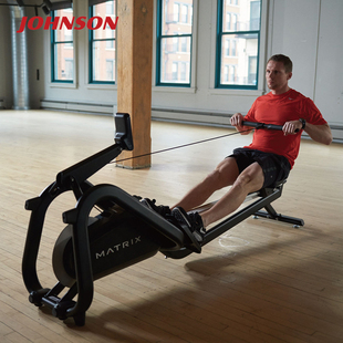 进口 MATRIX乔山划船器ROWER自发电磁控可折叠静音有氧健身房器材