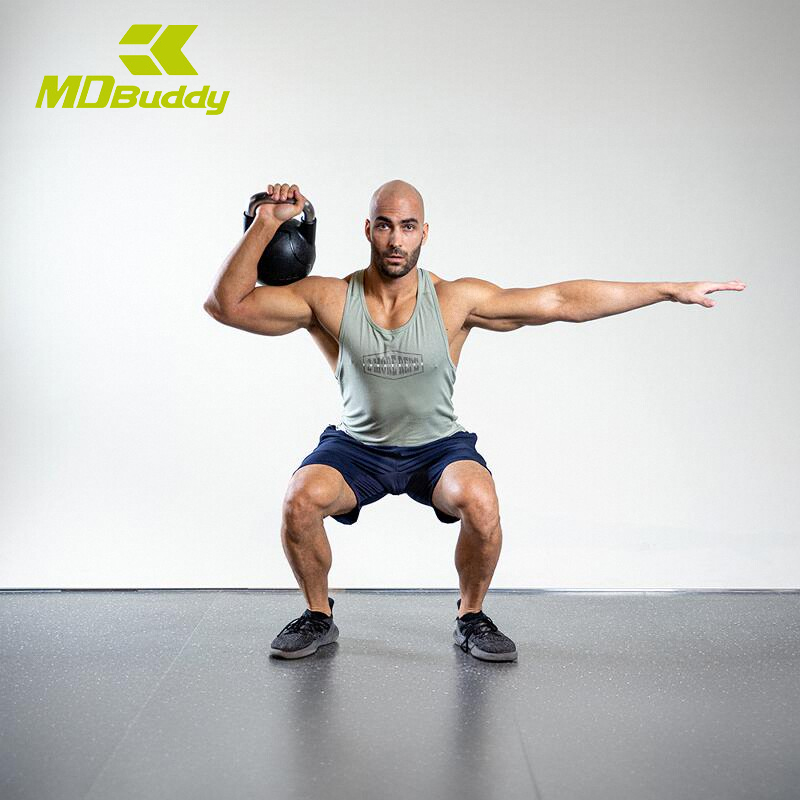 MDBuddy环保包胶PU竞技壶铃