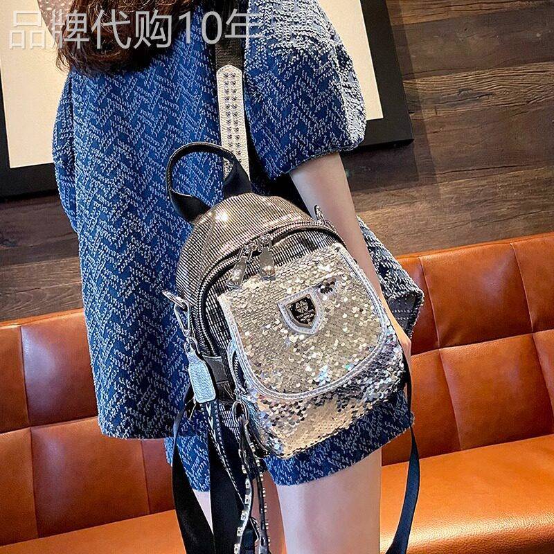 香港免税代购双肩包女2026新款超火洋气小背包时尚潮牌个性单肩包