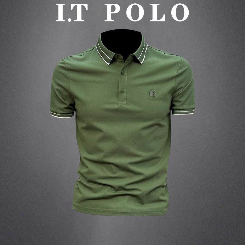 I.T POLO 专柜~POLO衫男短袖t恤夏季潮牌新款修身青年休闲体恤潮