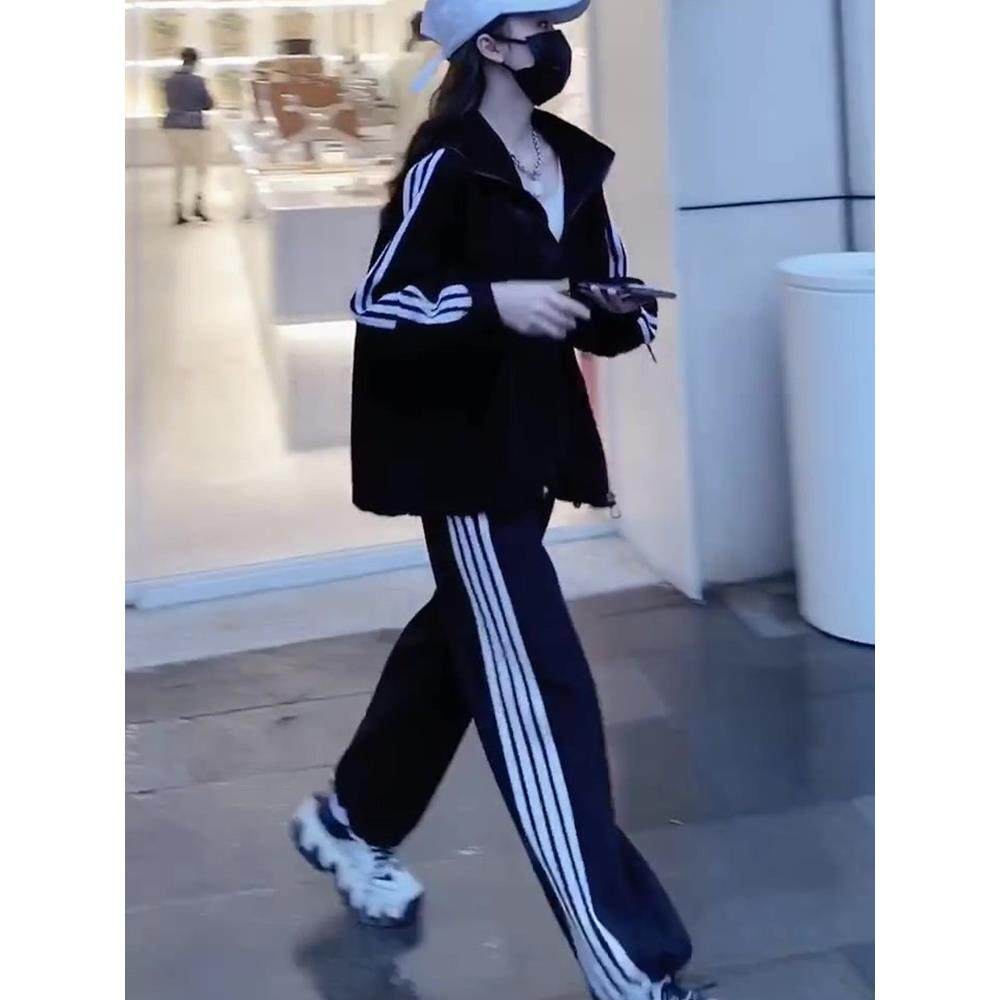 高级感洋气穿搭运动服套装女款2025新款春装欧货时尚休闲女装卫衣