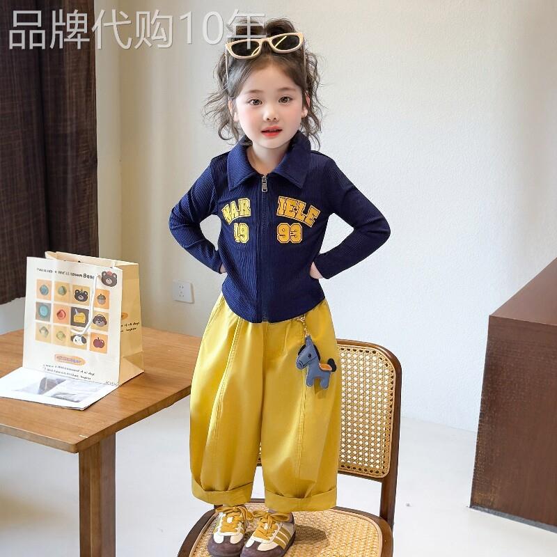 Next Alice女童春季时尚两件套2026新款儿童休闲洋派时尚运动套装