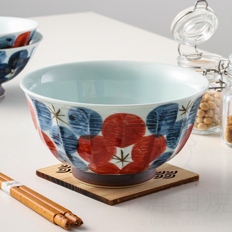 小鹿田烧日本进口陶瓷手绘餐具