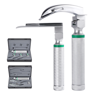 上海跃进申光不锈钢麻醉咽喉镜成人儿童新生儿喉镜 气管插管喉镜