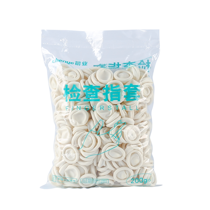 医用橡胶手指套一次性塞给药上药单指头套医生检查非无菌保护指套