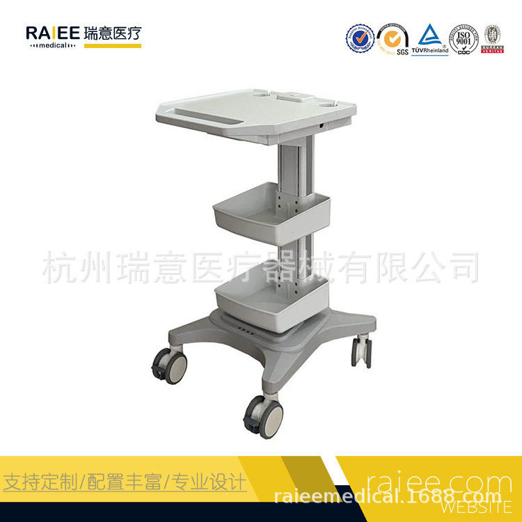 电刀推车移动笔记本电脑车口腔扫描台车医用查房心电监护仪设备车