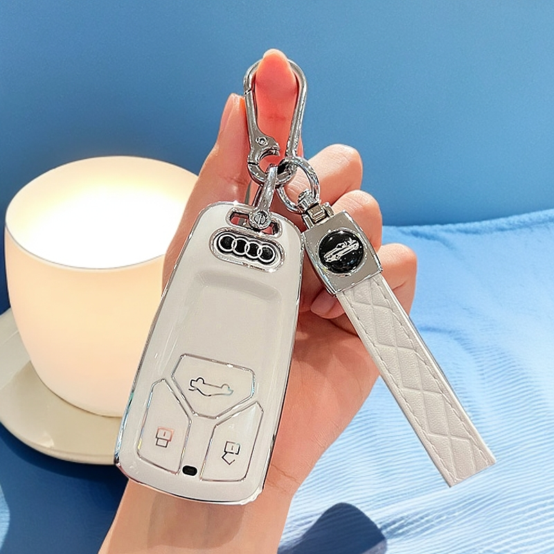 17-25款奥迪A4L专用汽车钥匙套全包外壳保护套a4l高档豪华钥匙扣