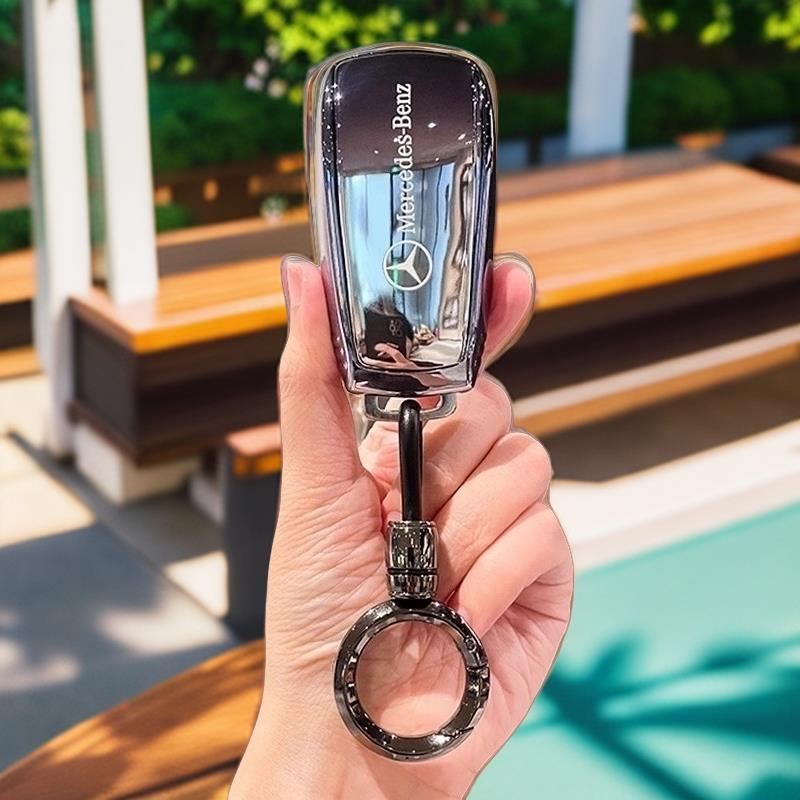 19-23款奔驰C级AMG车钥匙套高档次全包保护套C43专用车钥匙扣链新