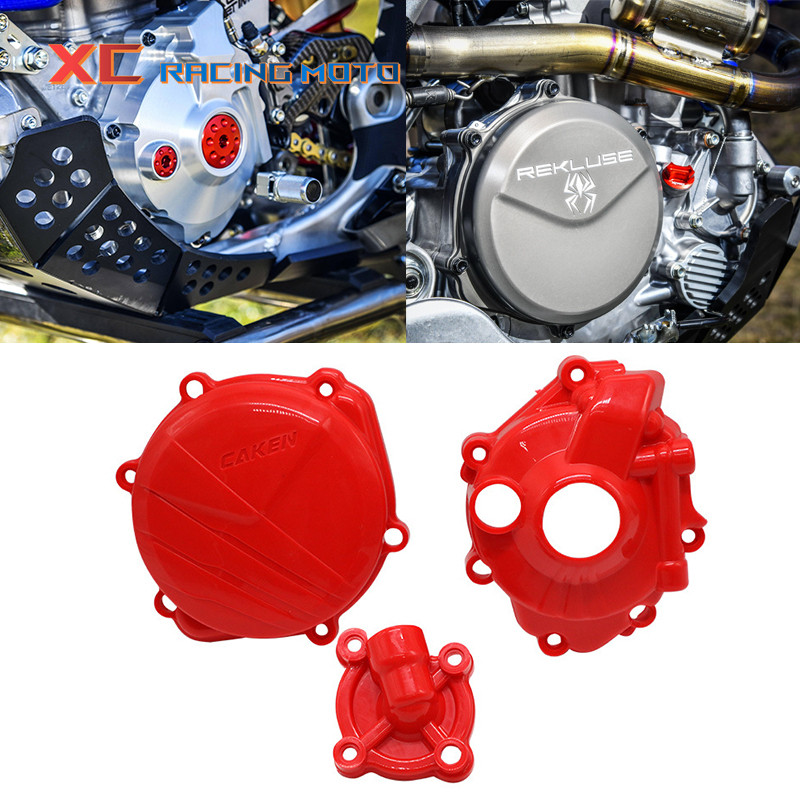 适用于本田crf250r crf250rx 越野摩托车 发动机离合器水泵保护盖