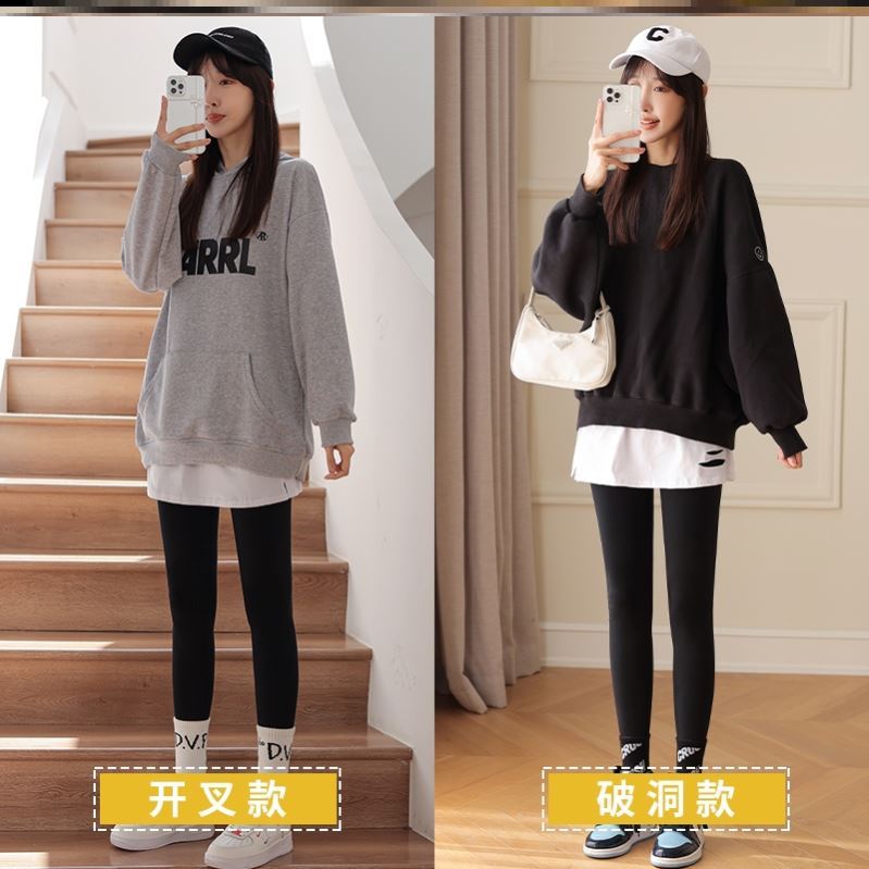 秋冬鲨鱼裤大码下摆卫衣屁帘运动遮臀裙罩叠穿神奇小屁帘打底神器