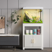 鱼缸客厅小型一体家用型过滤器金鱼缸带柜子玻璃造景电视柜旁新款